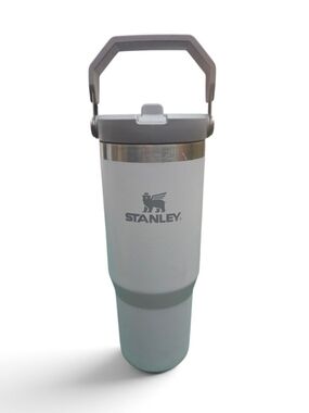 Stanley 40 Oz Travel Tumbler White – Leakproof Flip Straw Stainless Steel